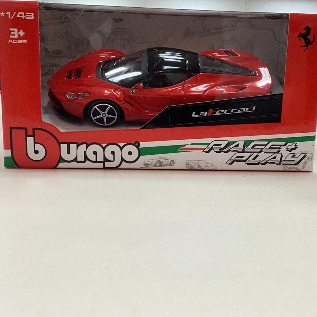 1:43 Bburago Ferrari LaFerrari: A Stunning Collectible Red Racer!