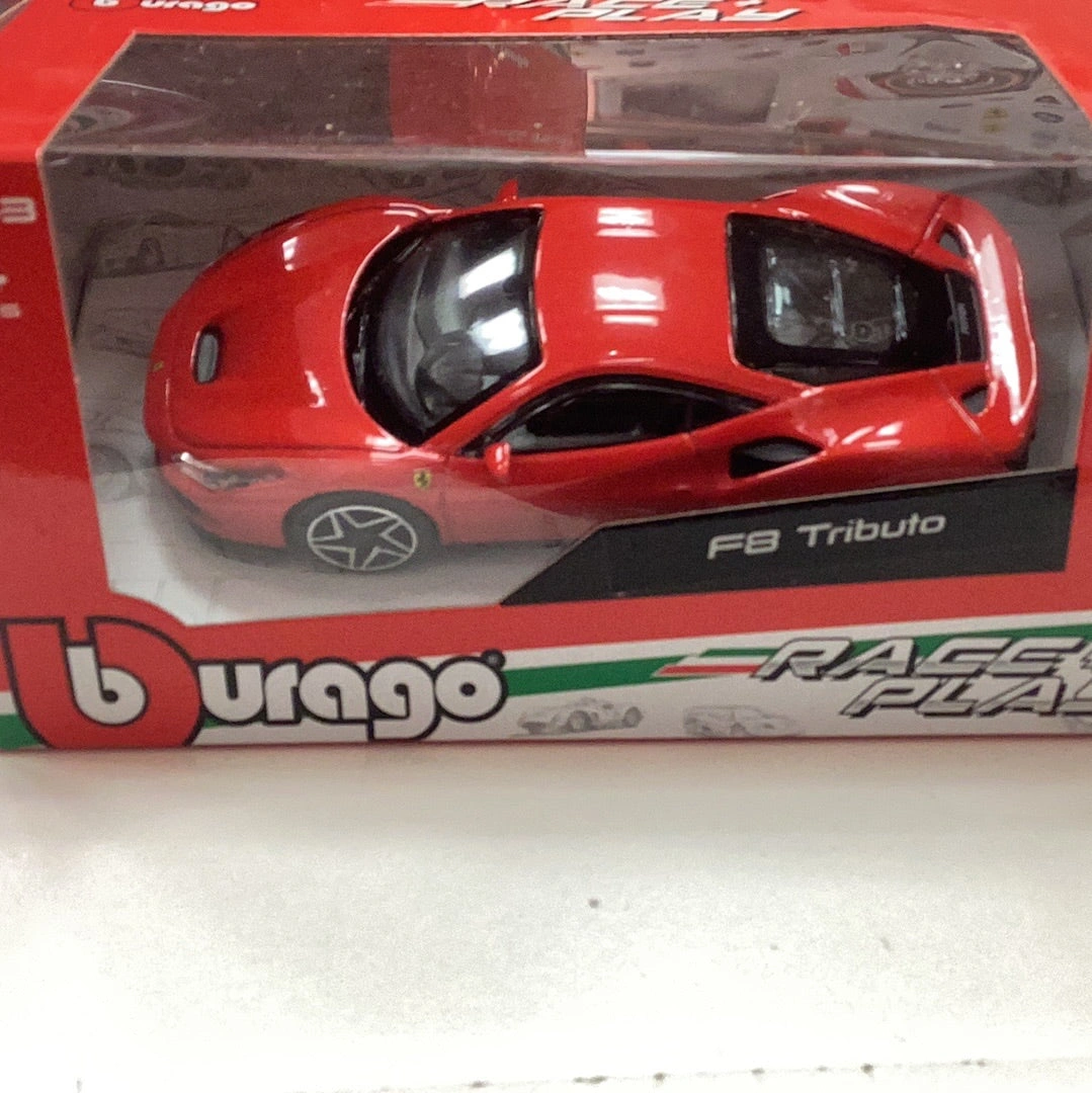 Ferrari F8 Spider - 1:43 Bburago Scale Model: Pure Italian Speed & Style.